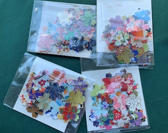 Sakura Stickers - Japanese Washi Paper | Chiyogami Sticker Bag