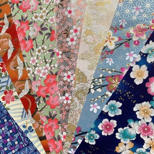 Carta Chiyogami 8,5 x 11 - Carta giapponese Washi / Carta artistica per album 6