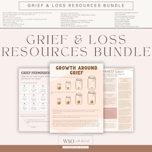 Grief and Loss Resources Bundle: Therapy Tools