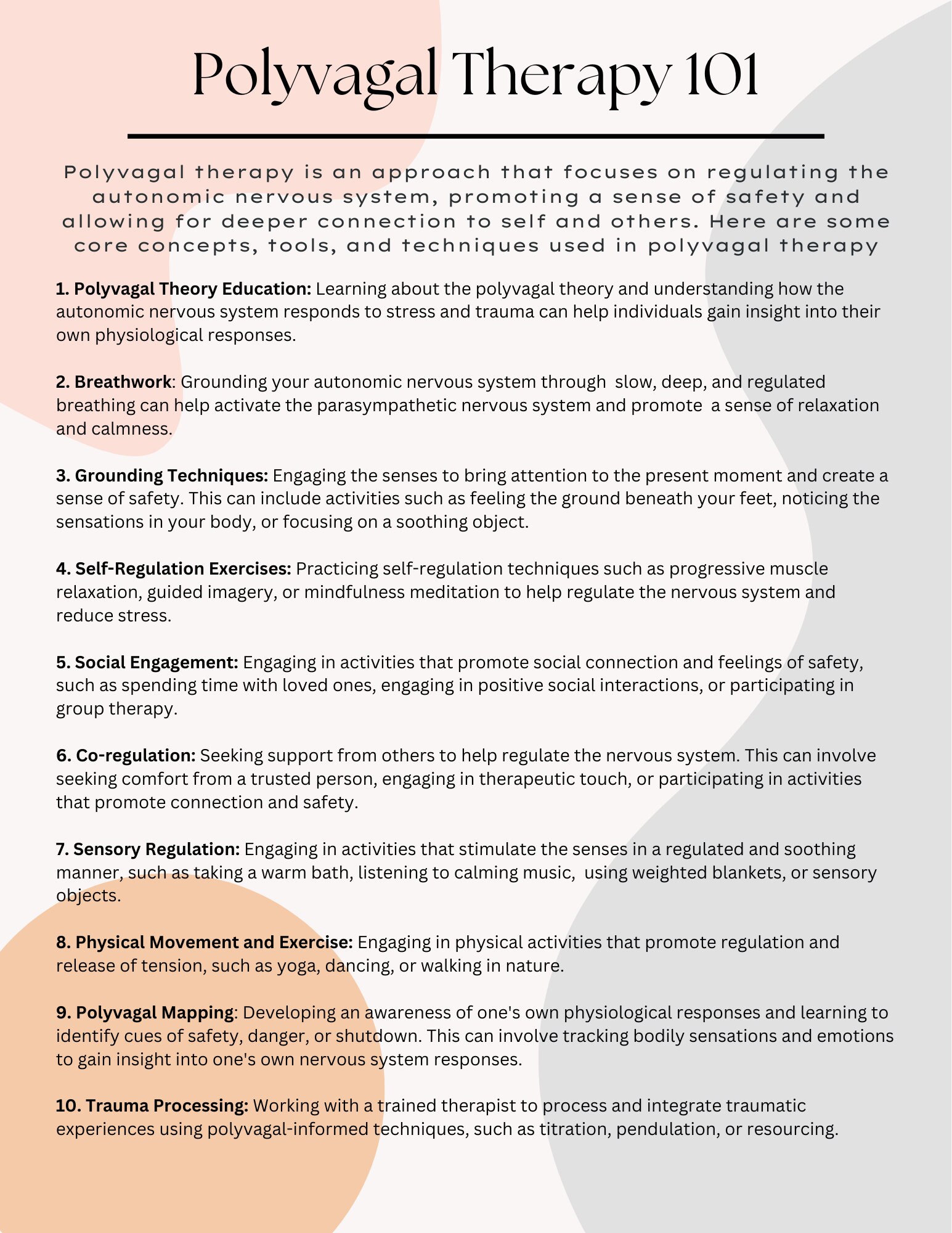 Polyvagal Therapy 101 - Etsy