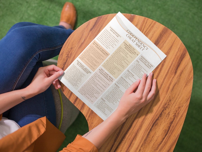 Codependency Cheat Sheet Codependent Relationships Recovering From