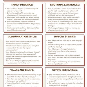 Von der Gottman Methode inspirierte Fragen, um die Erziehung und Kindheit Ihres Partners besser zu verstehen; Gottman Methode; Paartherapie