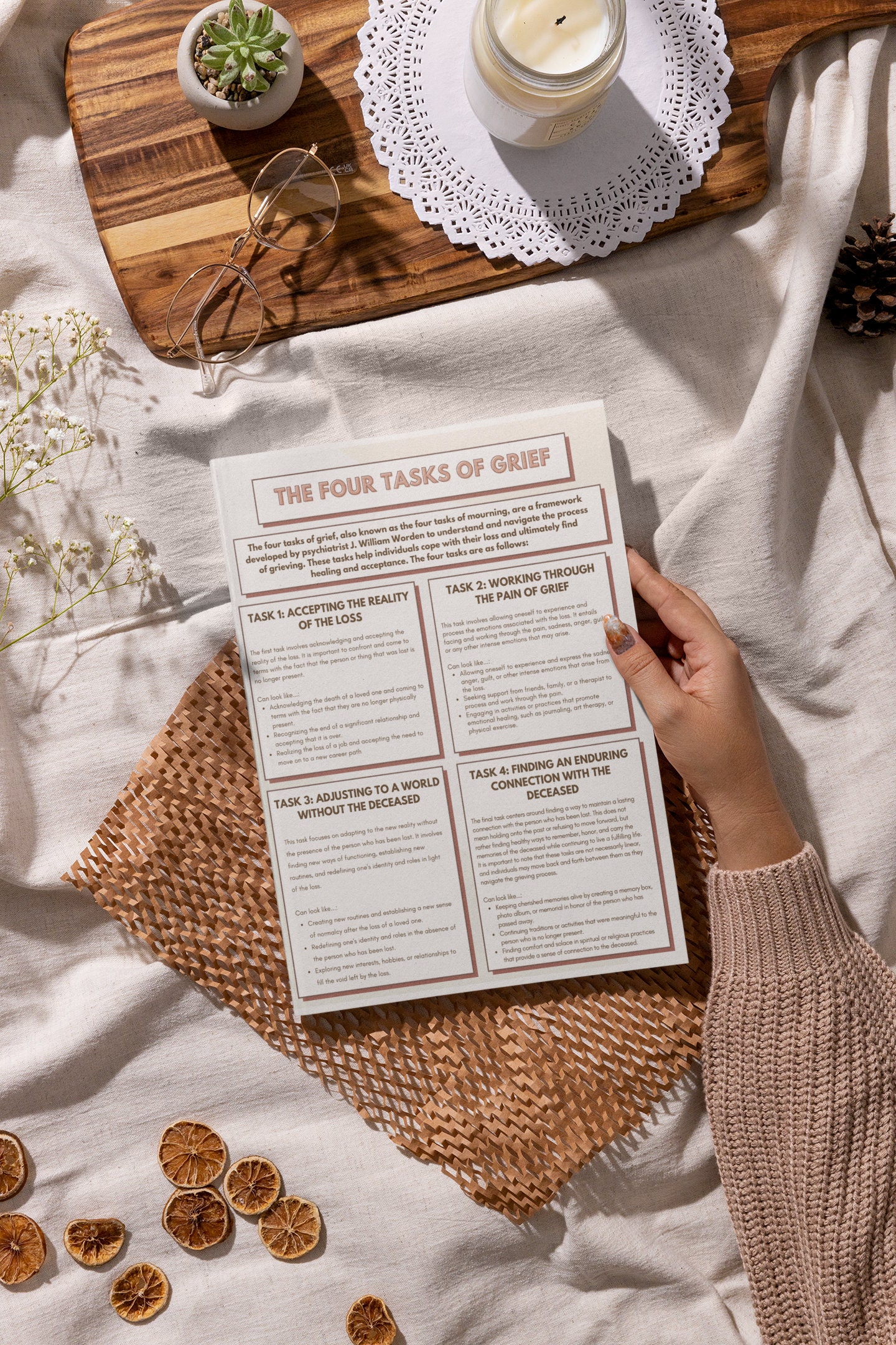 The four tasks of grief grief therapy worksheets grief counseling tools