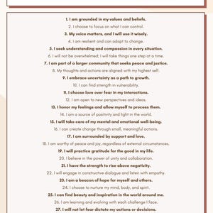 30 Affirmations And Mantras That Individuals Can Use To Cultivate Resilience, Positivity, And Inner Peace During Difficult Times