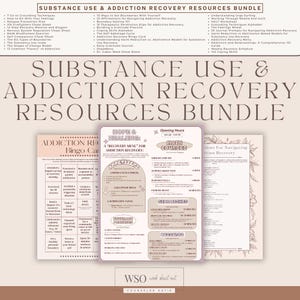 Ensemble de ressources pour le traitement des toxicomanies et des toxicomanies : feuilles de travail, guides et outils de guérison ; Ressources pour le rétablissement de la toxicomanie
