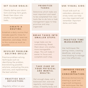 Executive Functioning Cheat Sheet