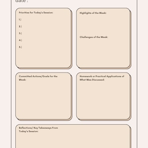 Therapy Session Tracker