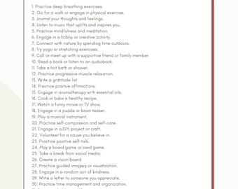 143 Coping Skills; Coping Techniques; Coping Tools; Coping Skill Building; Therapy Coping Skills