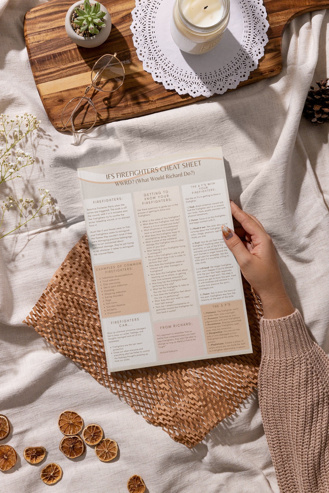 IFS Firefighters Cheat Sheet - Etsy