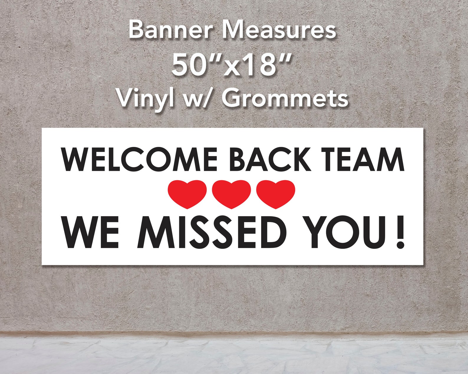 BACK TEAM Banner in 2 Sizes Option 1 is Etsy
