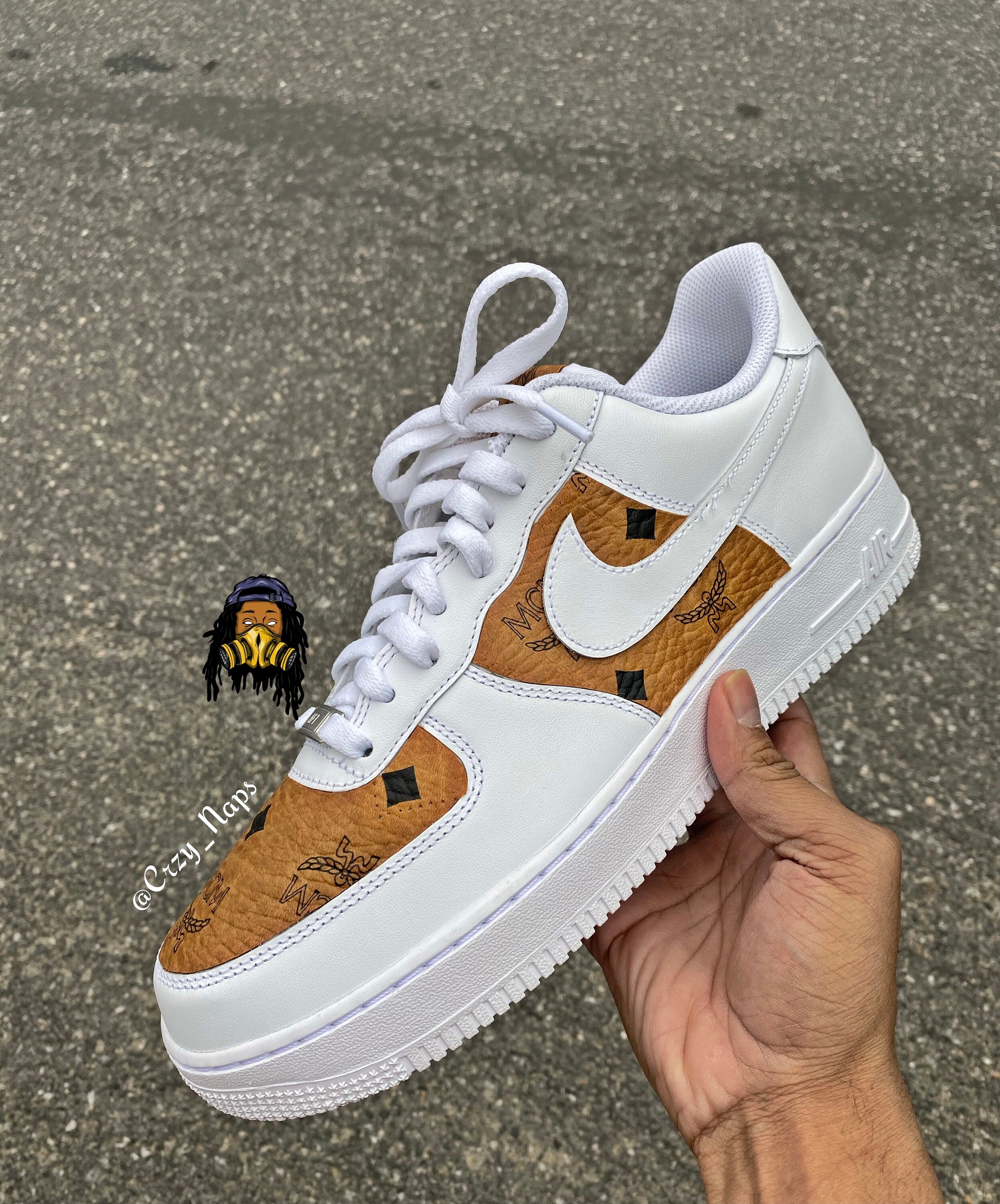 custom air force 1 mcm