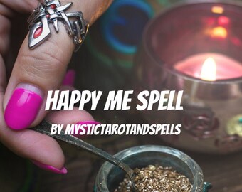 Happy Me Spell Happiness Happier spellcasting fast cast spellwork