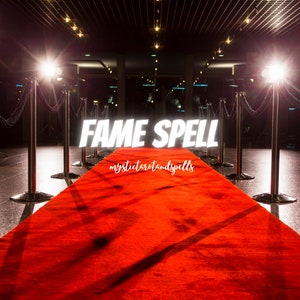 Fame Spell Casting: Become Famous Spellwork
