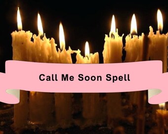 Contact Me Soon Spell Call Me soon spell reach out to me spell text me cast within 24 hours spellcasting fast cast spellwork