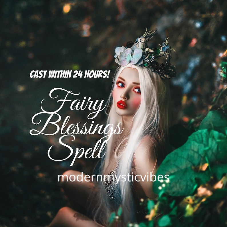 Fairy Magick Blessings Spell / Bless Me Spell / Magic Fairies Etsy