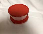 Vintage Tupperware Stack A Bowl Small Bowl 4 Cups Or 8 Cups Fiesta Red Stackable Nesting 1699 1700 1701 1702 Retro You Pick Your Size