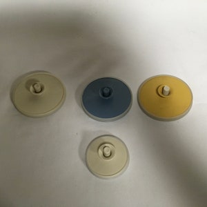 Tupperware Replacement Push Button Plunger 801 802  1399 Mini Toy Pitcher 5 1/4” Fits 800 3 1/2” Fits 1414 1415 Sugar Cream Pitcher You Pick