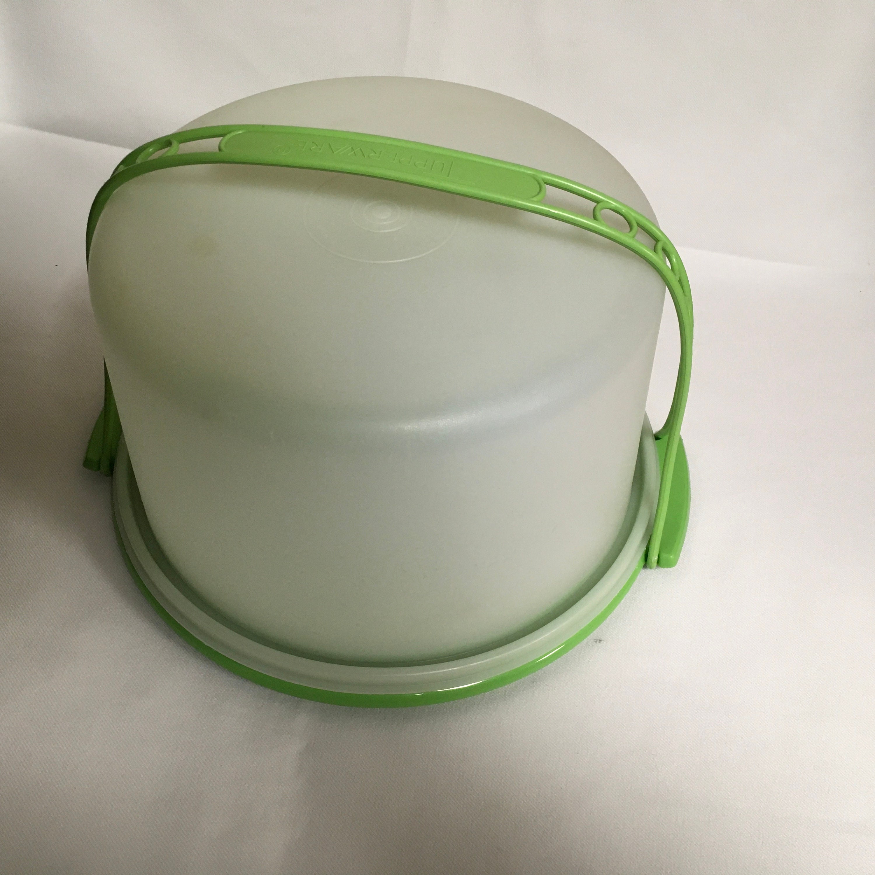 Vintage Tupperware Rectangular Cake Carrier Lid White 9x13 No Handle 622-1  623-1