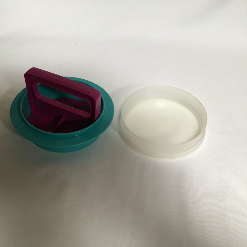 Vintage Large Tupperware Hamburger Burger Maker Press 1927 1925 1926 1/
