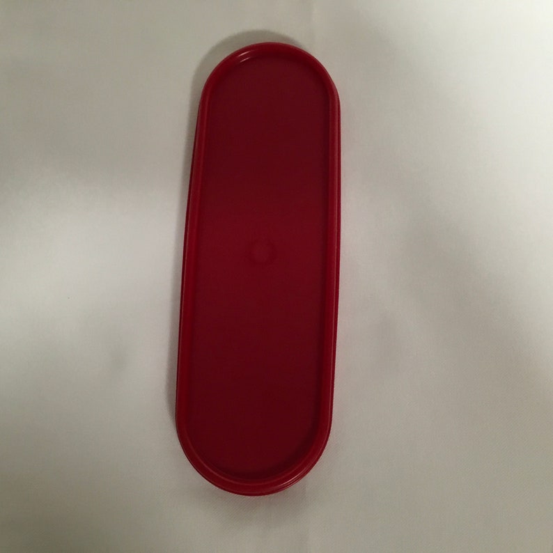 Tupperware Modular Mate Super Oval Replacement Lid Red Or Blue Etsy