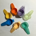 Vintage Tupperware Miniature Kitchen Gadget: Sifter, Funnel, Egg Separator