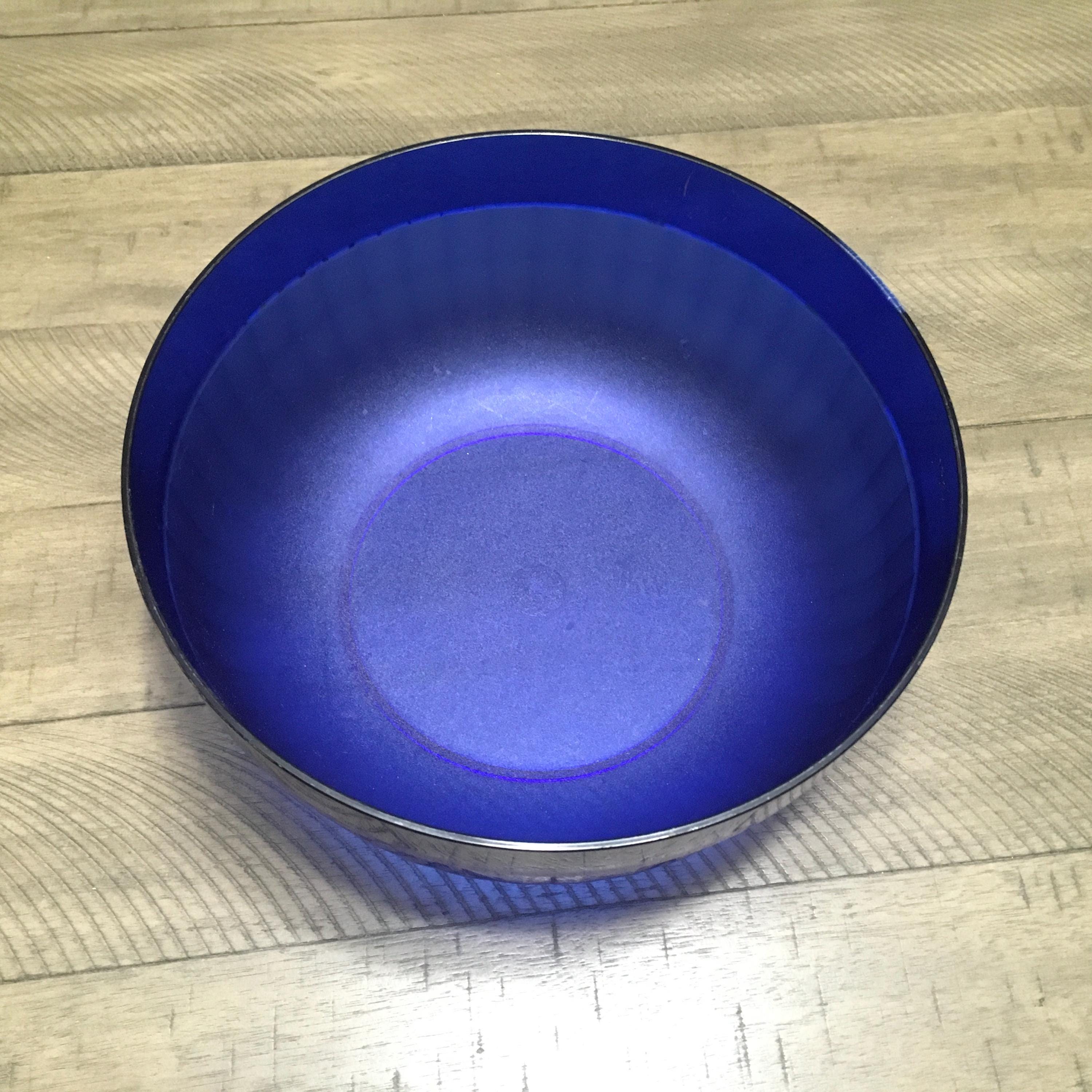 Tupperware Preludio Acrylic Salad Punch Bowl 2105 Blue Popcorn Chips ...
