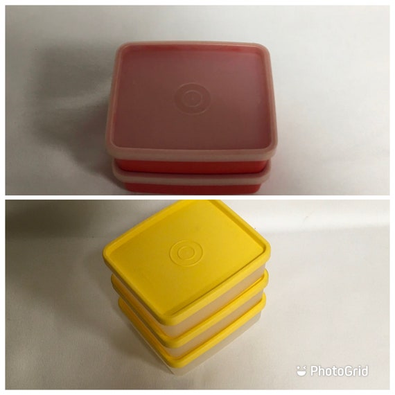 🌟 Vintage Tupperware Square Sandwich Containers set of 3 with Lids -  collectibles - by owner - sale - craigslist