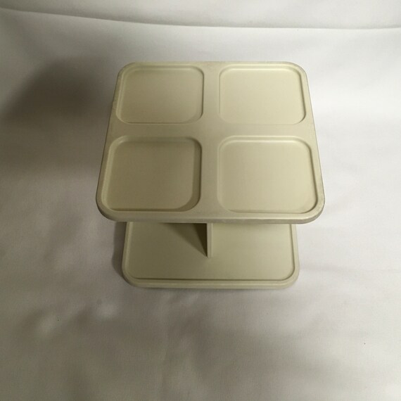 Vintage Tupperware Spice Carousel Rack for Modular Mate Spice Containers Lazy Susan 2 Tier Rotating Mold 2164 2163 2162 Etsy Israel