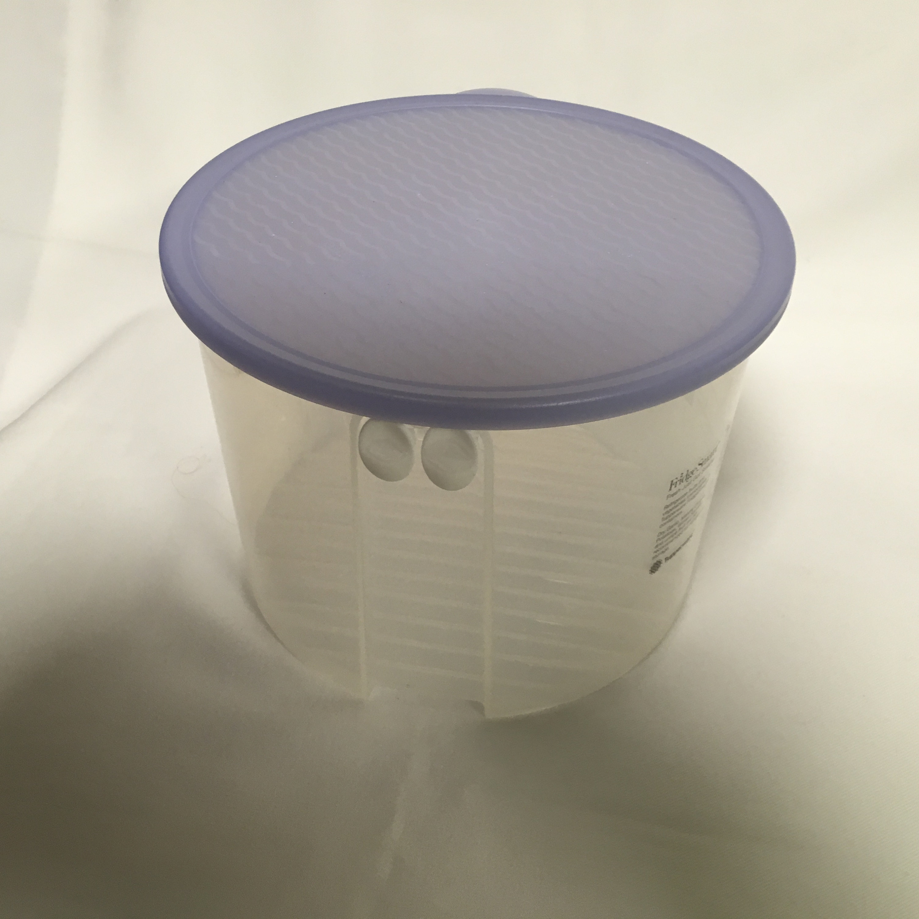 Tupperware Fridge Smart Large Round Vegetables Veggies Fresh Vents 20