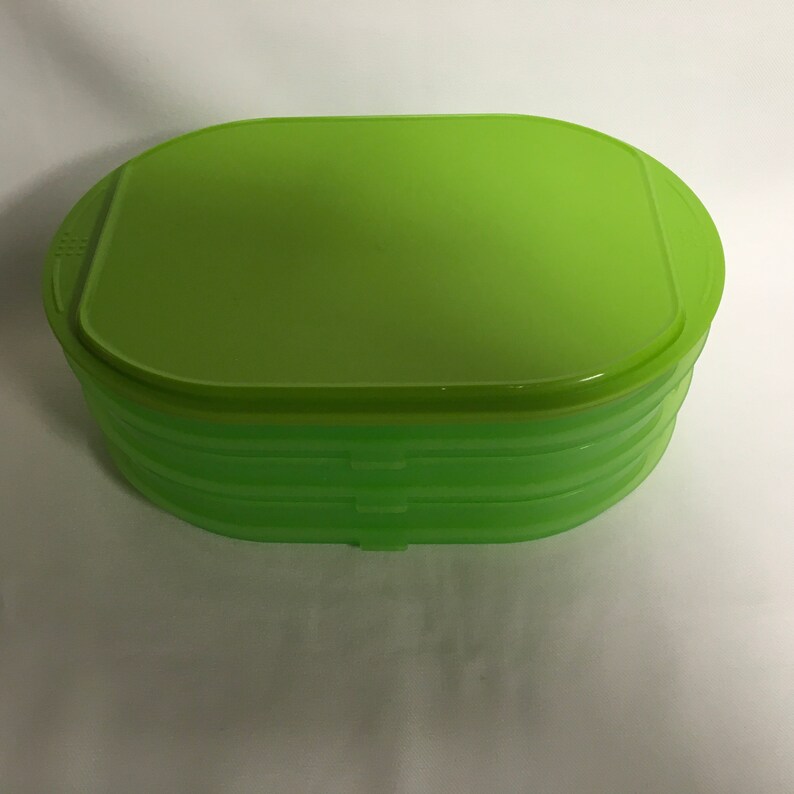 Tupperware Fridge Stackables Deli Meat Cold Cuts Cheese Keeper Lime