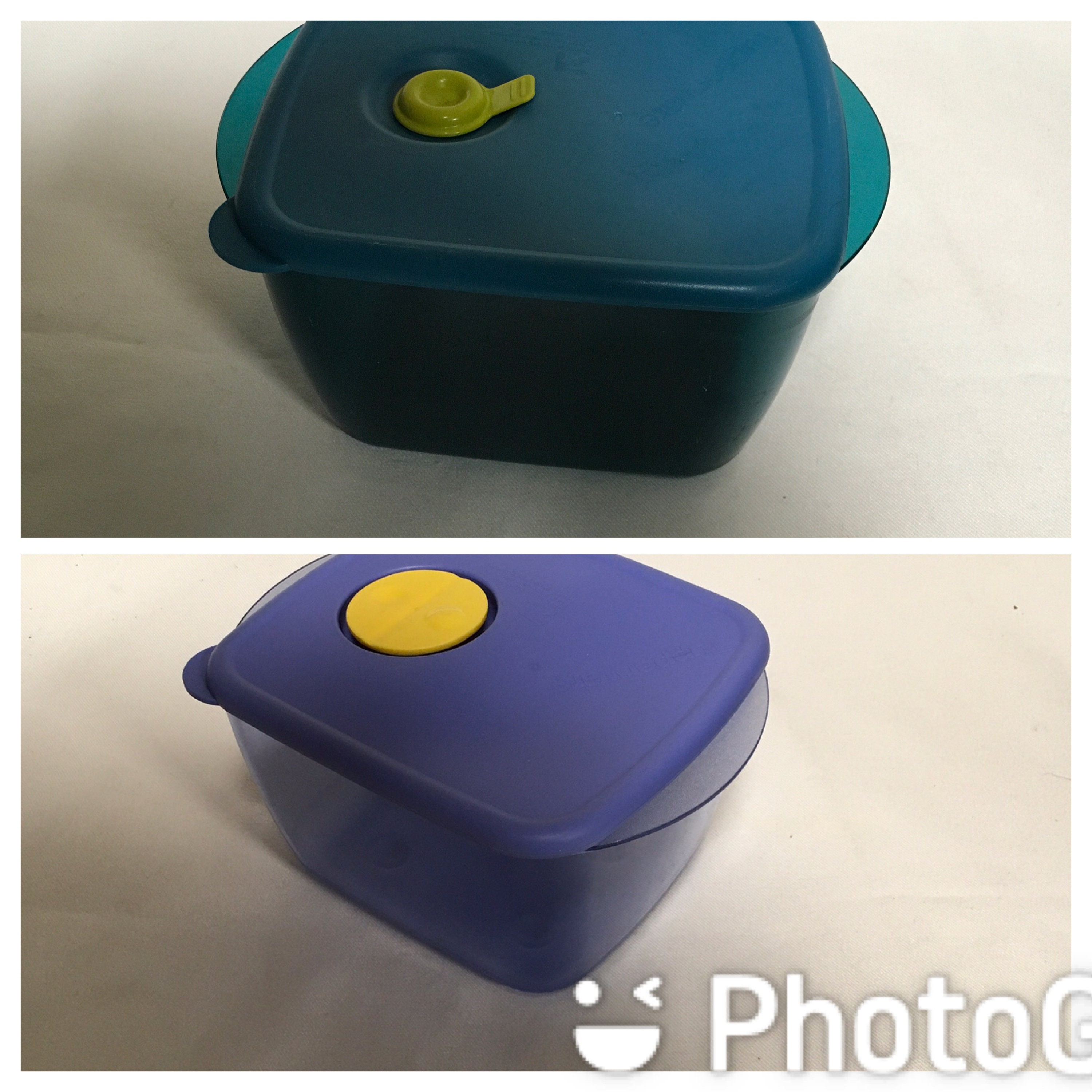 Tupperware Rock N Serve - Contenedor redondo para microondas, 1.5 tazas,  color rojo