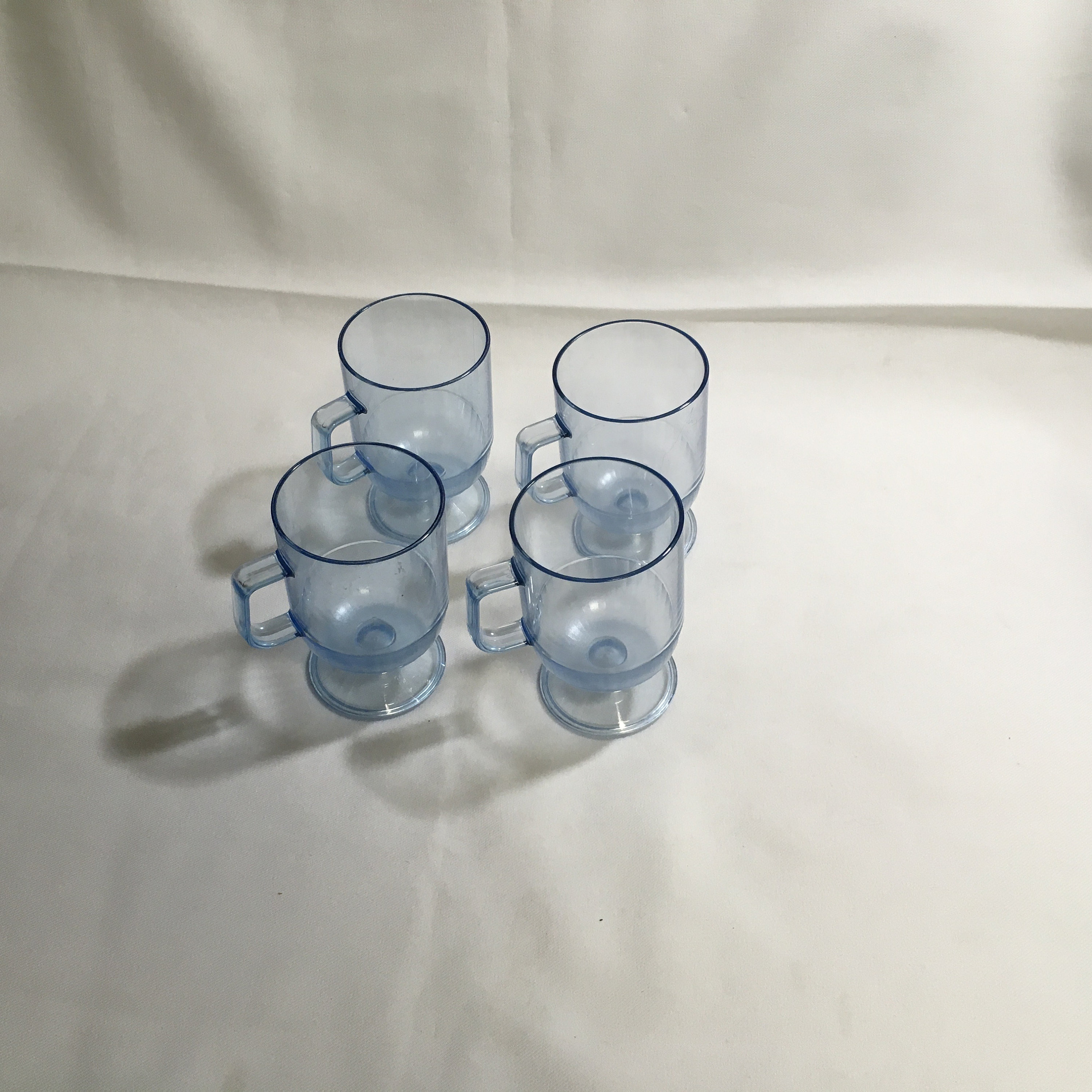 Tupperware Preludio Acrylic Pedestal Mugs, Blue - Etsy