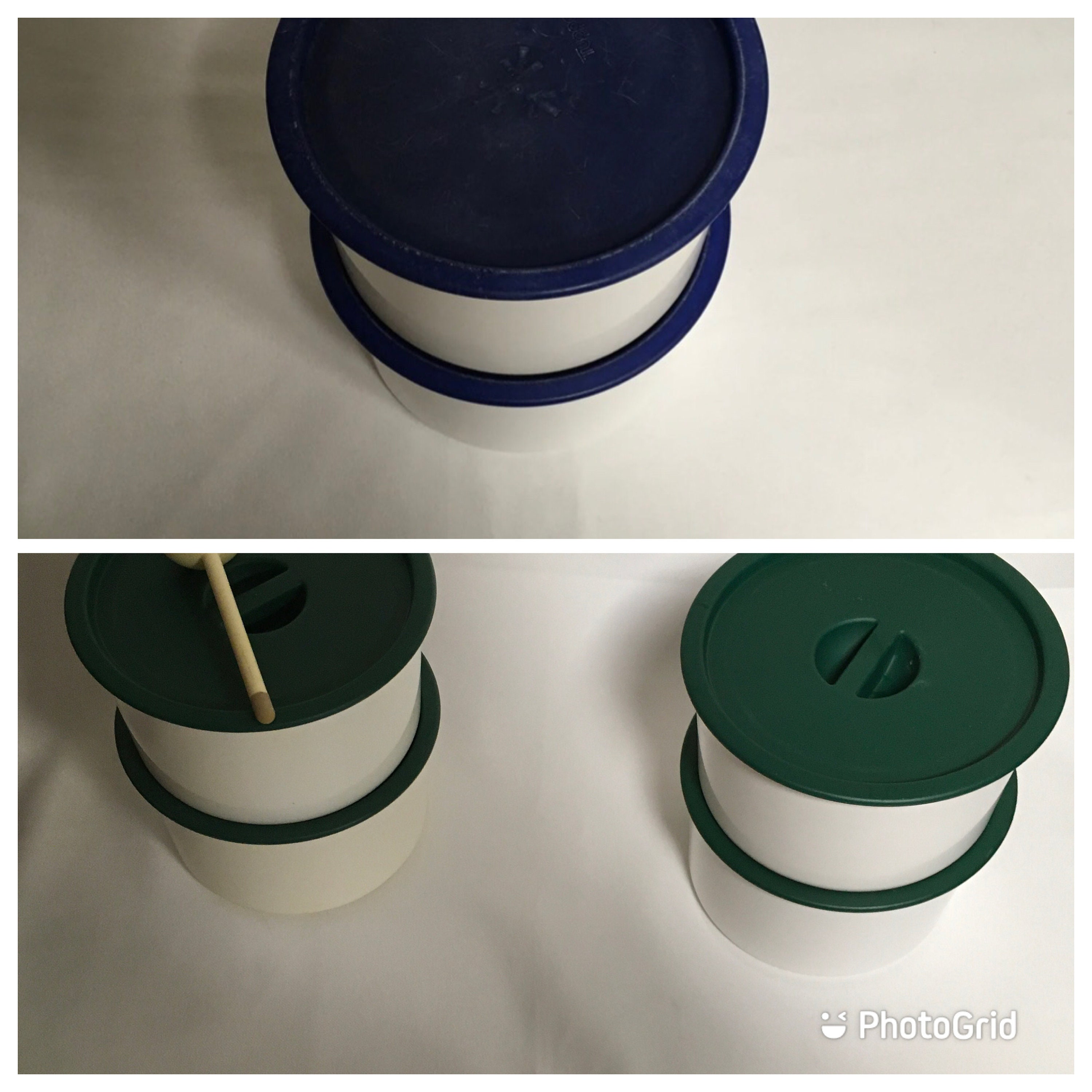 House Canister Set Blue or Green Coffee - Etsy