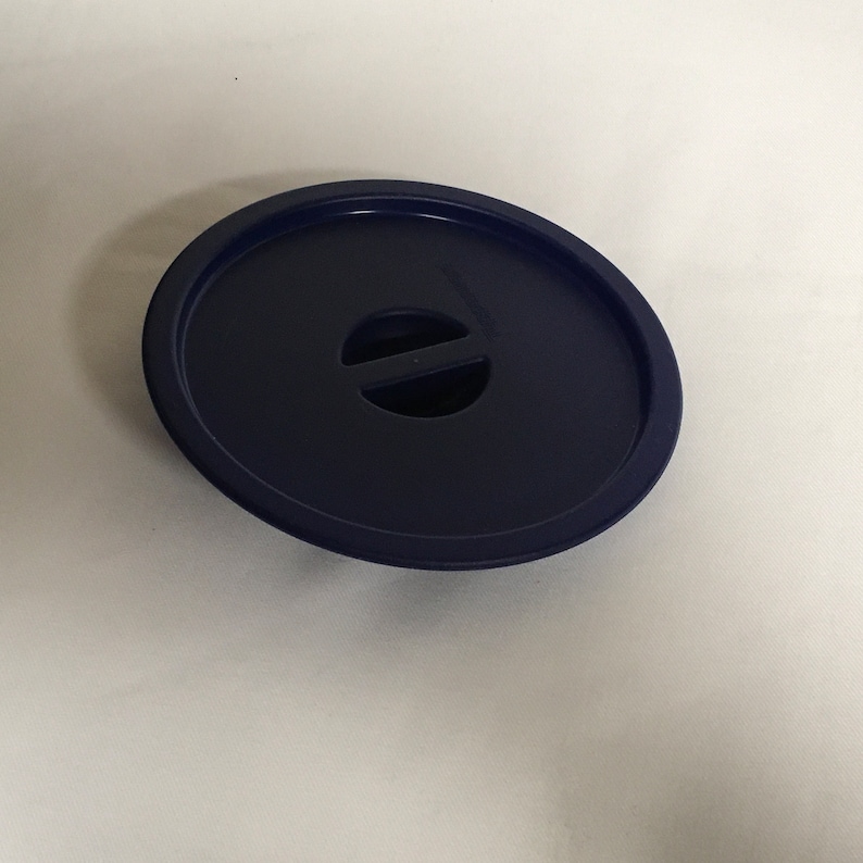 Tupperware Coffee House Canister Lid Cover Bold N Blue or Hunter Green
