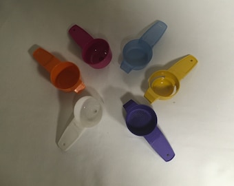 Tupperware Kitchen  Gadgets Tiny Treasures Miniature Funnel 877  Sifter 879 Egg Yolk Separator 779 Yellow Green Orange Blue   Your Pick