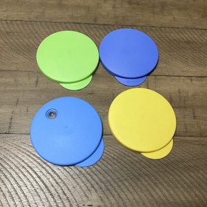Tupperware Impressions Tumbler Seal 3516 16 oz Pastel Blue Yellow and Green  Set Of 4 Fit Tumbler 3515 Replacement Travel Camping