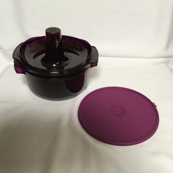 Tupperware Rock N Serve Microwave Safe Large Shallow Microwave Safe Rare New