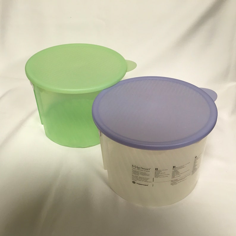 Tupperware Fridge Smart Large Round Vegetables Veggies Fresh Vents 20