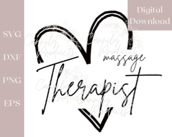 Massage Therapist SVG Design, Instant Download, DIY Shirt, Digital Halloween Clipart, Cricut or Silhouette Printing, Quotes Shirts Cutouts