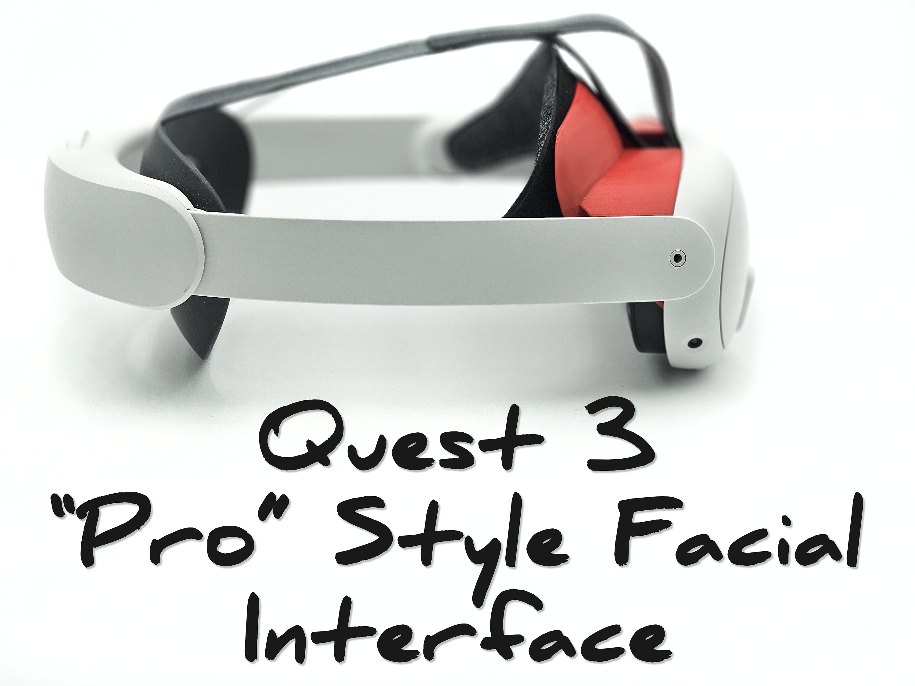 Meta Quest 3 Pro Style Facial Interface 