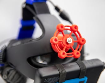 HTC Vive Deluxe Audio Strap Valve knobs with REAL metal bolts - Large and Small available - Includes a 6-month warranty!