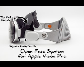 Sistema Open Face per Apple Vision Pro (non sono necessari strumenti!) LEGGI LA DESCRIZIONE PER FAVORE!