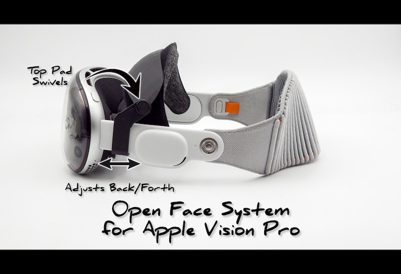 Système Open Face pour Apple Vision Pro aucun outil nécessaire LIRE LA DESCRIPTION SVP image 1