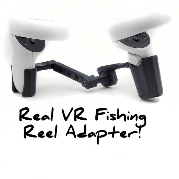 Oculus Quest Fishing Reel Adapter perfect for Real VR Fishing. 6 Month  Warranty and FREE SHIPPING 