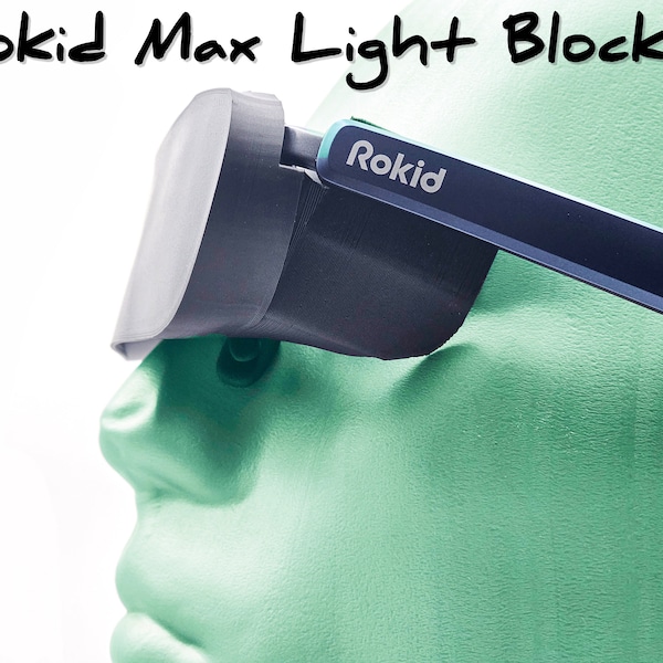 Rokid Max AR Glasses Light Blockers!