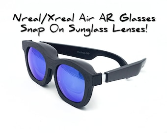 Xreal AR Air, Air 2 & Air 2 pro Glasses snap on Sunglasses (with or without Lenses)