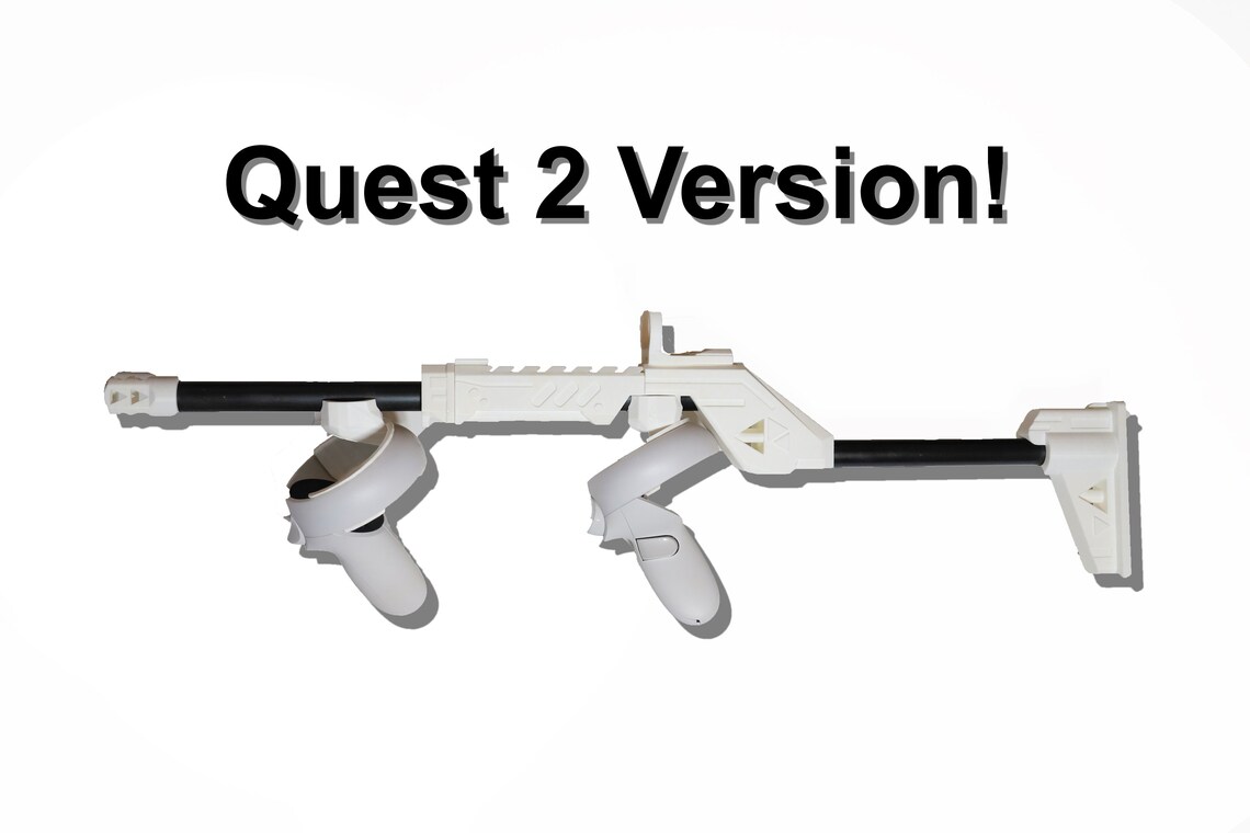 FREE SHIPPING Oculus Quest 2 and Quest 1/Rift S Rifle Stock Etsy