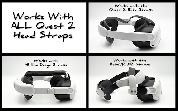 Meta Quest 3 Universal Head Strap Adapters - Use ANY Quest 2 Head