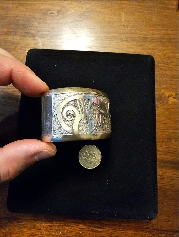 Sterling silver cuff - image 2