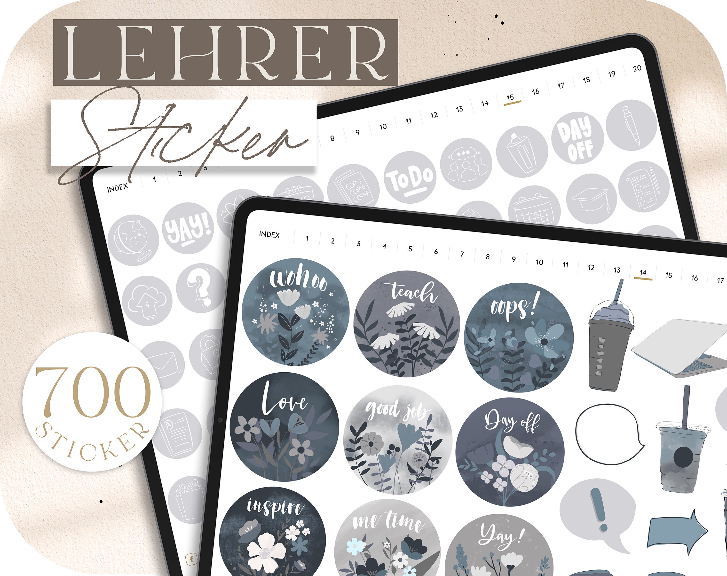 700 Digitale Sticker Lehrer & Lehrerinnen // für GoodNotes Etsy.de